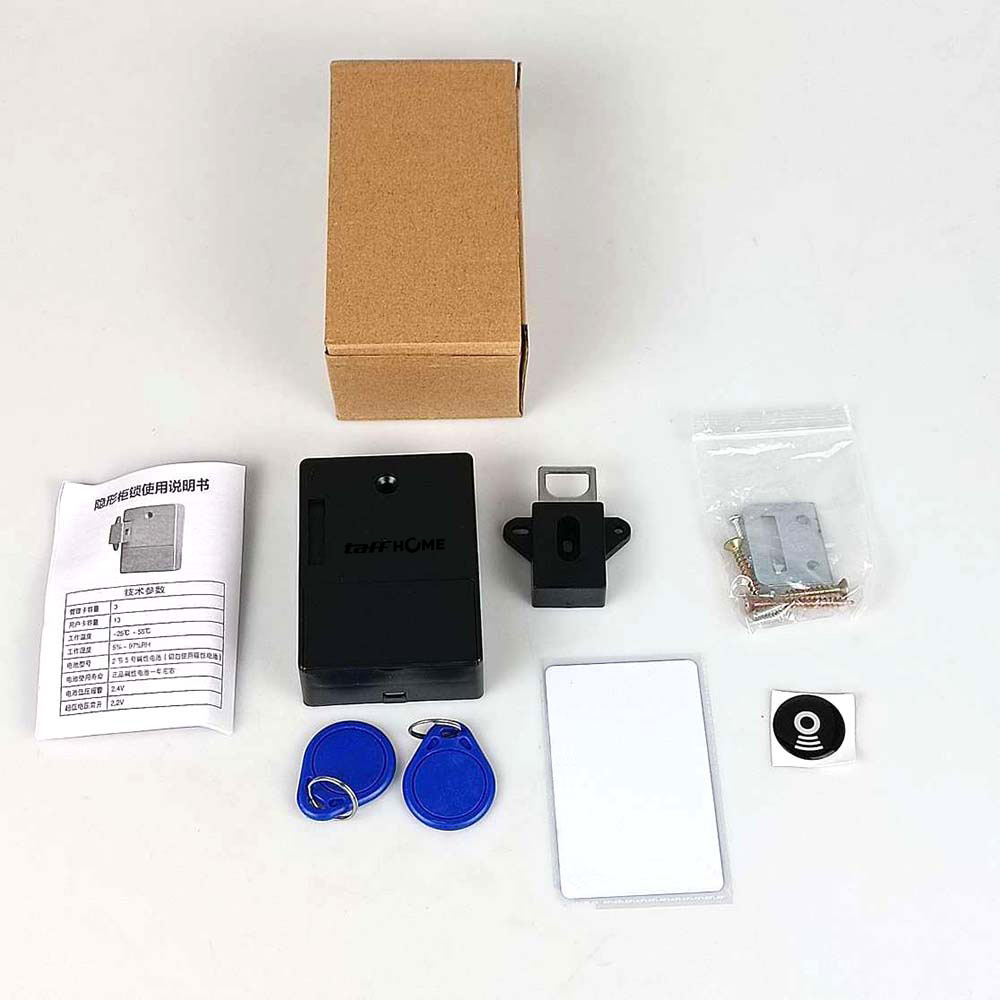 TaffHOME Security Kunci Lemari Sensor RFID Keyless Cabinet Door Lock - SCRFID Gambar produk TaffHOME Security Kunci Lemari Sensor RFID Keyless Cabinet Door Lock - SCRFID - 8