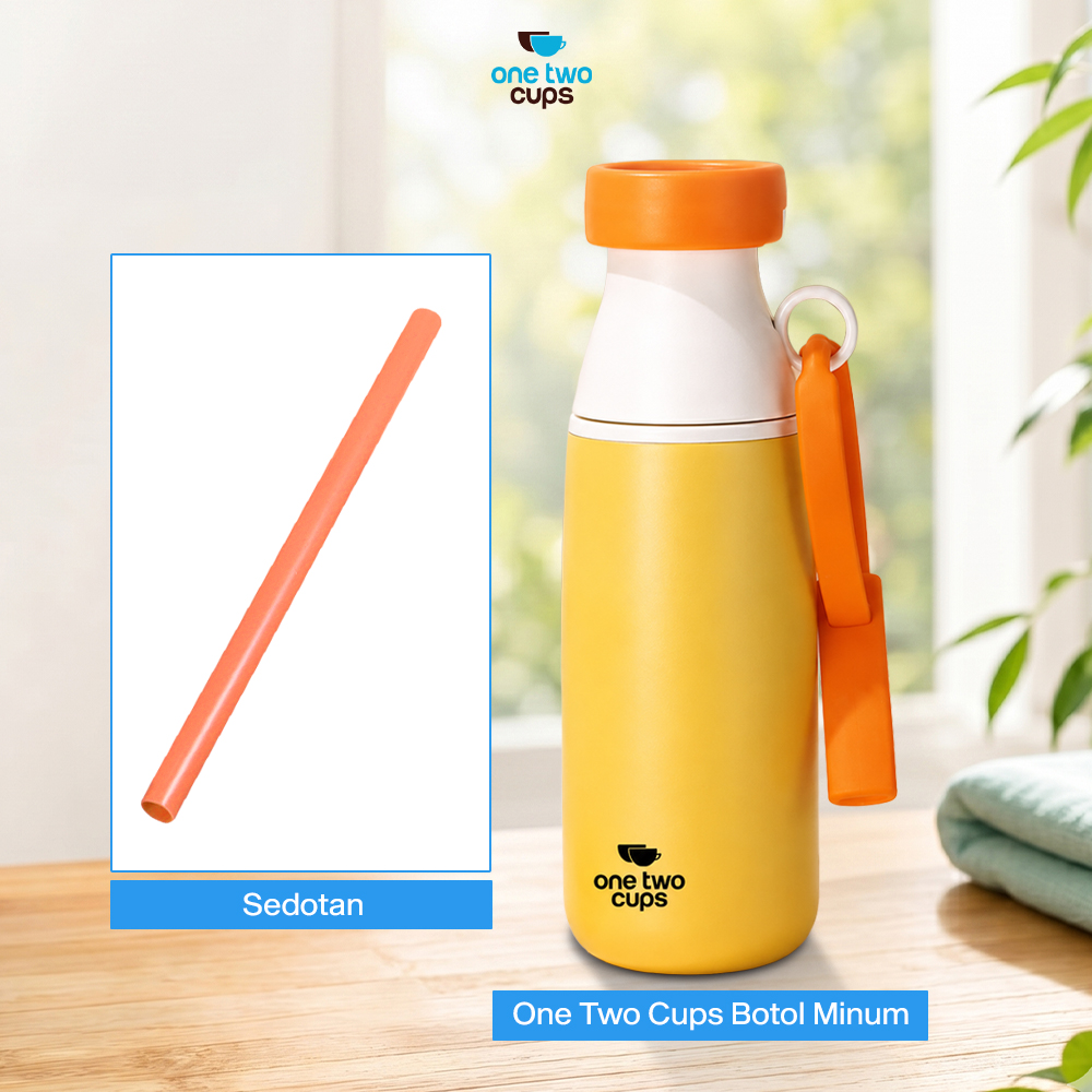 One Two Cups Botol Minum Tumbler Air BPA Free Stainless Steel 520ml - CL520 Gambar produk One Two Cups Botol Minum Tumbler Air BPA Free Stainless Steel 520ml - CL520 - 8