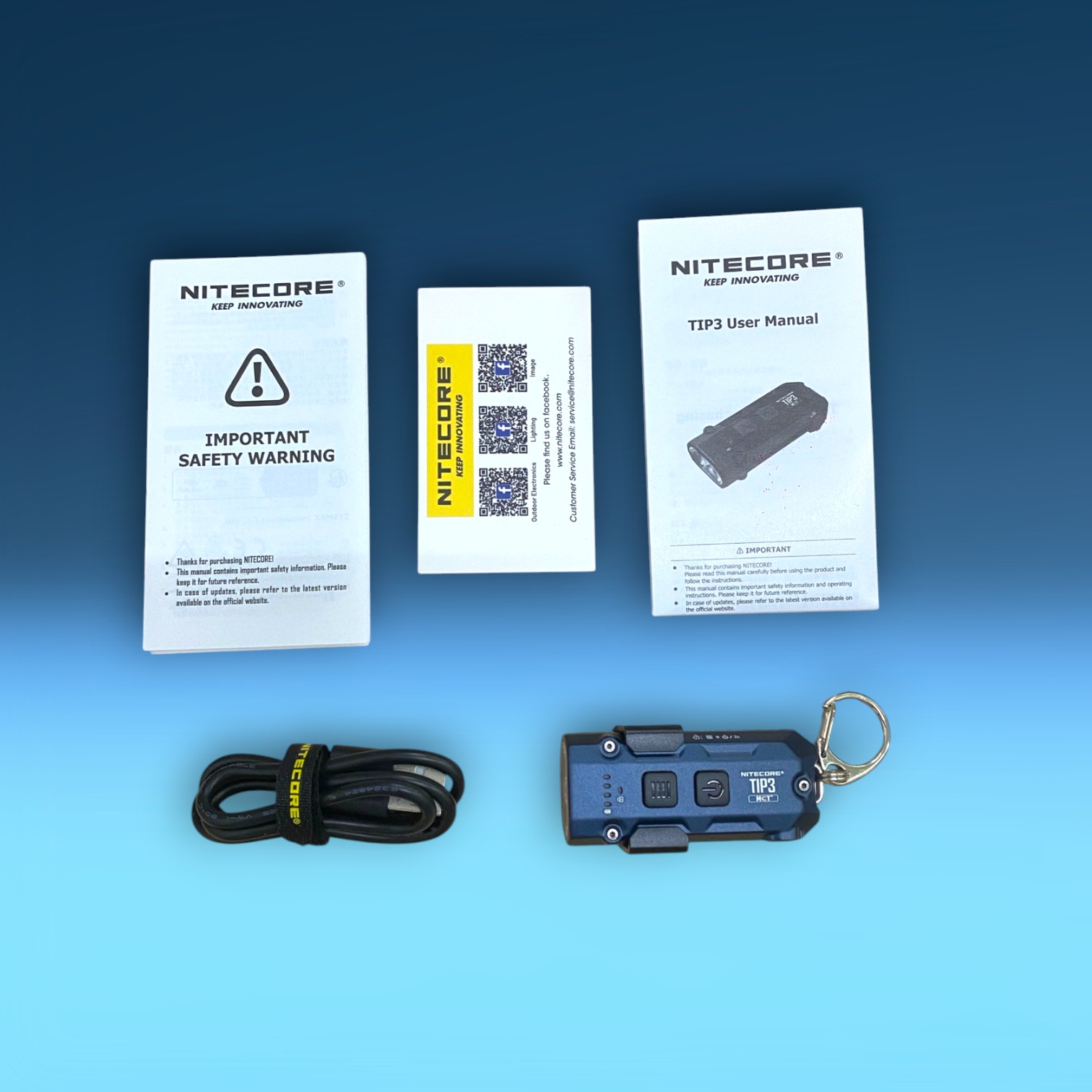 Gambar produk Nitecore Senter LED Mini Gantungan Keychain Flashlight 700 Lumens - TIP3 - 7