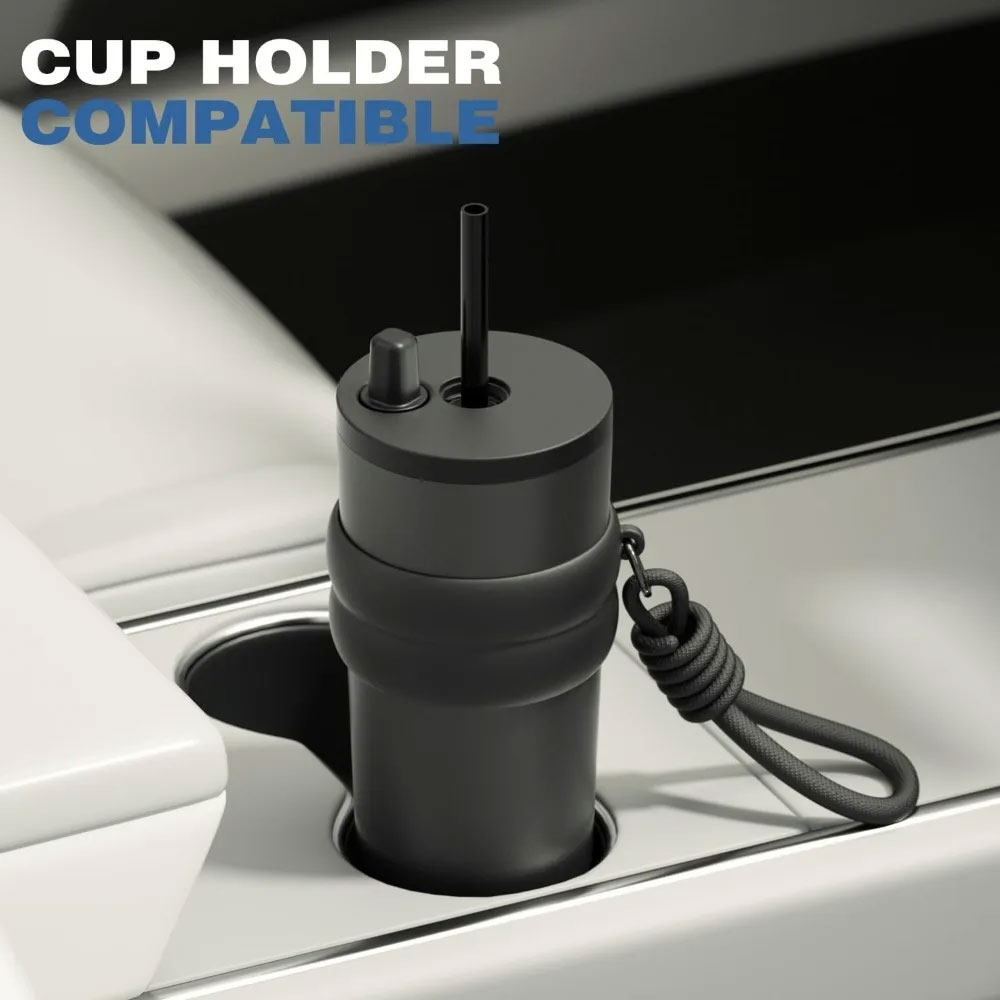 One Two Cups Botol Minum Tumbler Air Panas Dingin with Straw 710ml - YS-1000 Gambar produk One Two Cups Botol Minum Tumbler Air Panas Dingin with Straw 710ml - YS-1000 - 4