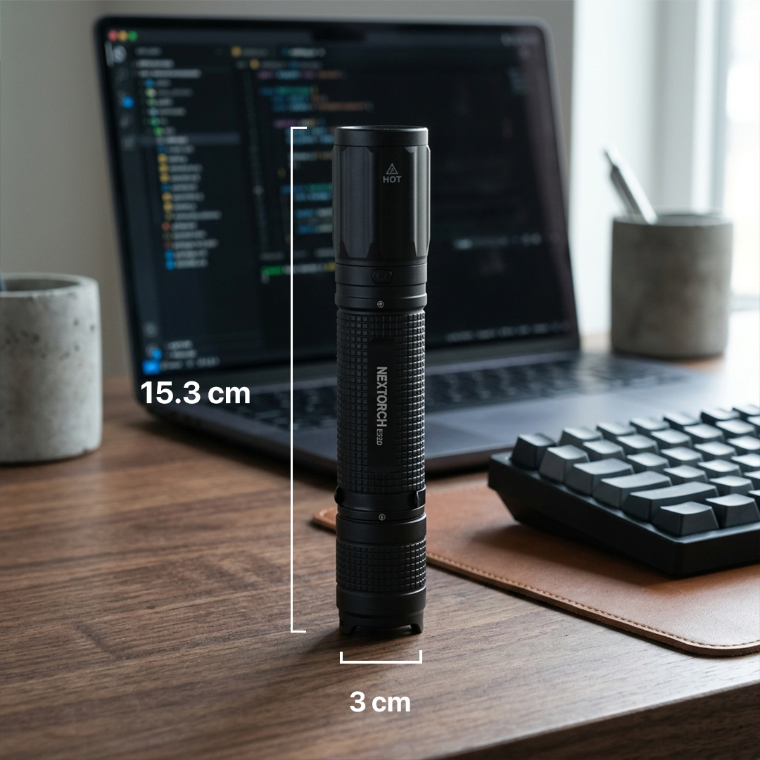 Gambar produk NEXTORCH Lampu Senter LED Mini Bright Tactical USB Type C 3700 Lumens - E52D - 7