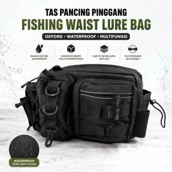 FISBAG Tas Pancing Pinggang Multifunction Fishing Waist Bag Oxford - F-38