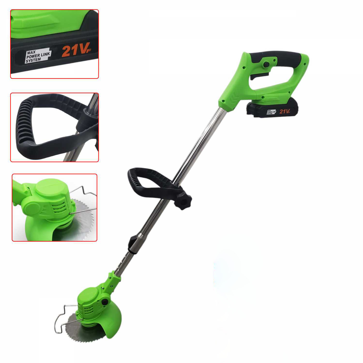 DEXCOM Mesin Pemotong Rumput Taman Grass Cutter with Battery 21V - HA-1821 Gambar produk DEXCOM Mesin Pemotong Rumput Taman Grass Cutter with Battery 21V - HA-1821 - 1