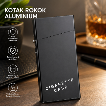 Gambar produk Dinghao Kotak Rokok Fashion Aluminium Cigarette Case - DH-7710