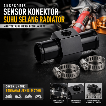 OTOHEROES Aksesoris Sensor Konektor Suhu Selang Radiator Mesin Motor