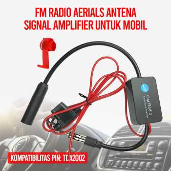 Gambar produk Podofo Antena Penguat Sinyal Radio FM Signal Amplifier untuk Mobil - ANT-208