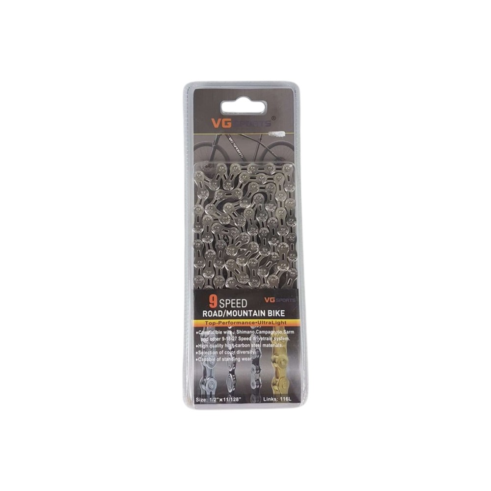 VG Sports Rantai Sepeda Bicycle Chain Half Hollow Speed 9 - VGS Gambar produk VG Sports Rantai Sepeda Bicycle Chain Half Hollow Speed 9 - VGS - Kemasan