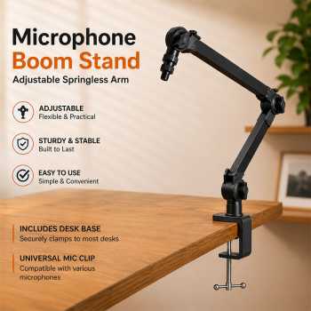 CALANDIS Microphone Springless Boom Stand Adjustable - NB35