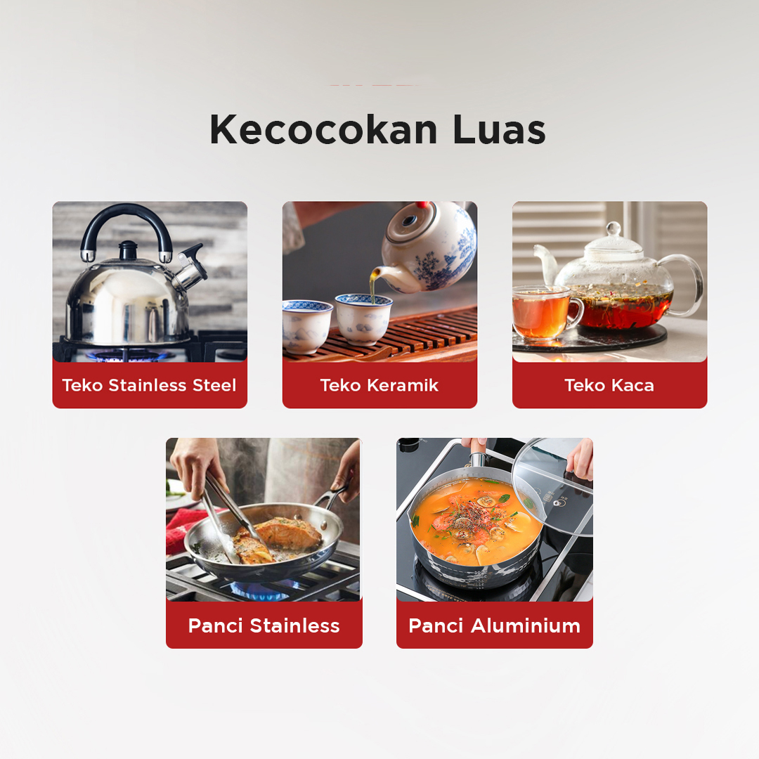 TaffHOME Kompor Listrik 1 Tungku Mini Portable Coil Hot Plate 500W - WY-03B Gambar produk TaffHOME Kompor Listrik 1 Tungku Mini Portable Coil Hot Plate 500W - WY-03B - 5