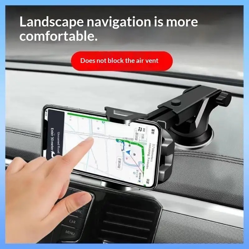 DUSOO Holder HP Mobil Flexible Arm 360 Rotation Car Phone Holder - HM-20 Gambar produk DUSOO Holder HP Mobil Flexible Arm 360 Rotation Car Phone Holder - HM-20 - 2