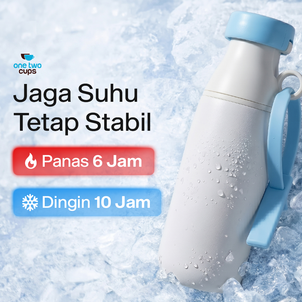 One Two Cups Botol Minum Tumbler Air BPA Free Stainless Steel 520ml - CL520 Gambar produk One Two Cups Botol Minum Tumbler Air BPA Free Stainless Steel 520ml - CL520 - 4