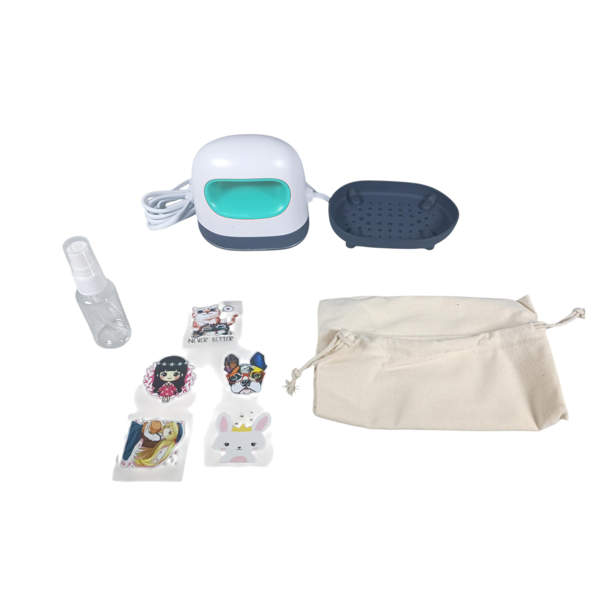 Taffware Mesin Heat Press Kaos Sablon Mini Adjustable Temperature 250W - AB106 Gambar produk Taffware Mesin Heat Press Kaos Sablon Mini Adjustable Temperature 250W - AB106 - 6