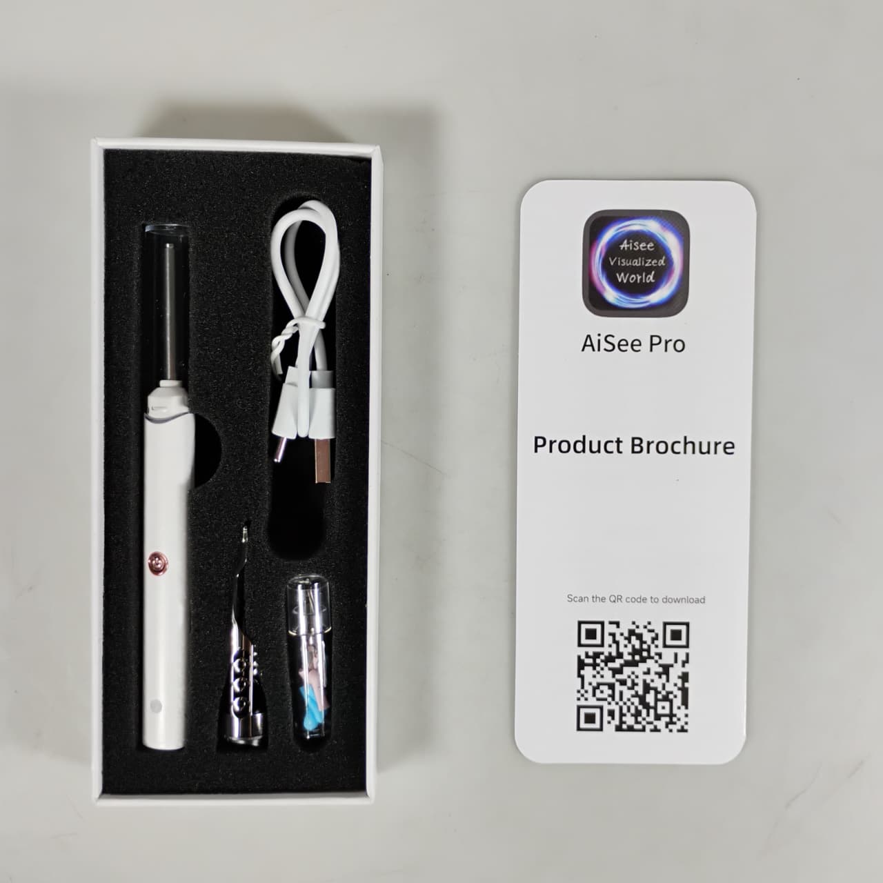 SEEDOR Kamera Pembersih Telinga Korek Kuping Otoskop Endoscope HD WiFi - C7 Pro Gambar produk SEEDOR Kamera Pembersih Telinga Korek Kuping Otoskop Endoscope HD WiFi - C7 Pro - 8