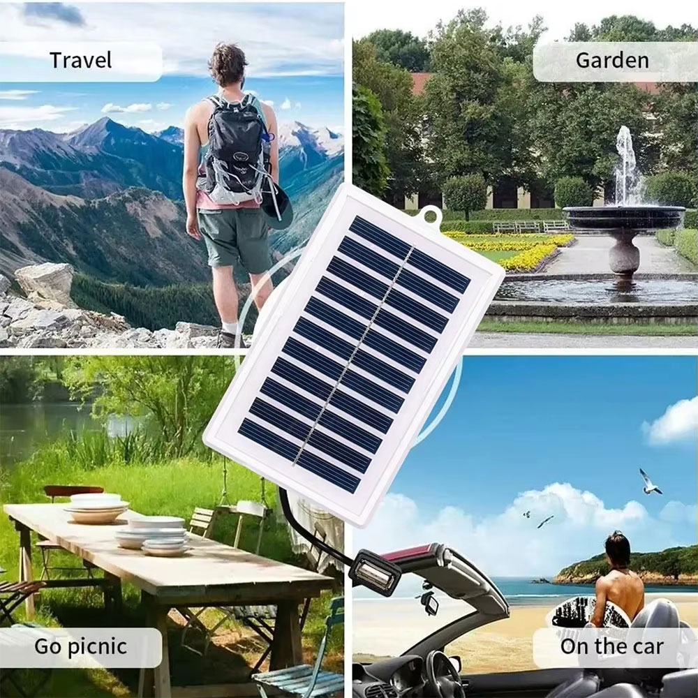 XIWANG Solar Panel Mini USB Waterproof Outdoor Portable 5.5V 1W - SN5 Gambar produk XIWANG Solar Panel Mini USB Waterproof Outdoor Portable 5.5V 1W - SN5 - 4