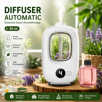 AURA Diffuser Automatic Essential Scent Aromatherapy 50 ml with Oil - V01 Pro