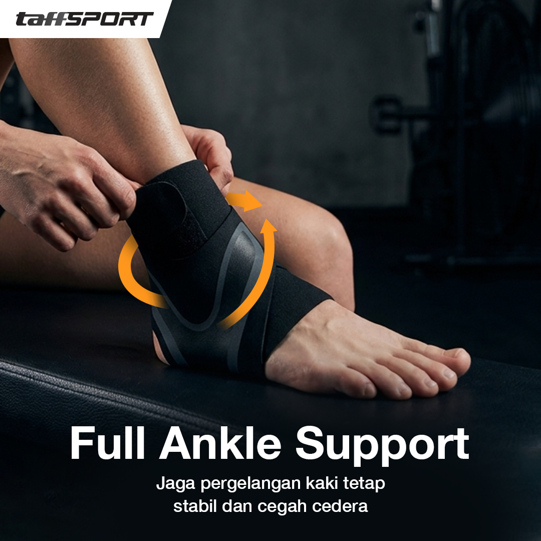 TaffSPORT Penyangga Pergelangan Kaki Ankle Protector Right Foot 1 PCS L - J-R Gambar produk TaffSPORT Penyangga Pergelangan Kaki Ankle Protector Right Foot 1 PCS L - J-R - 1