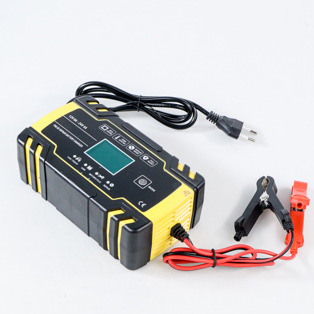 FOXSUR Charger Aki Mobil Motor Intelligent Battery Charger 12/24V 8A - FBC122408D Gambar produk FOXSUR Charger Aki Mobil Motor Intelligent Battery Charger 12/24V 8A - FBC122408D - 1