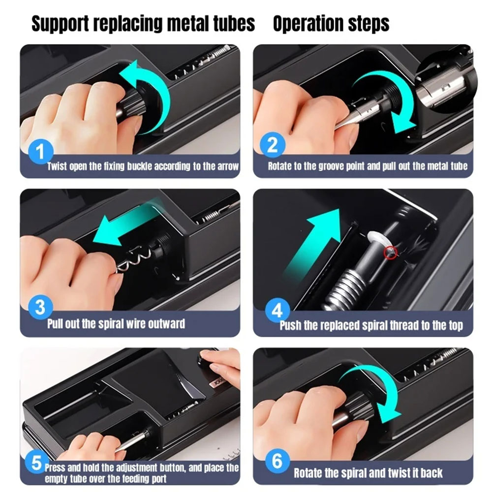 JOUGE Alat Linting Rokok 2in1 Electric Cigarette Roller 6.5mm 8mm - H10 Gambar produk JOUGE Alat Linting Rokok 2in1 Electric Cigarette Roller 6.5mm 8mm - H10 - 4