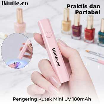 Biutte.co Pengering Kutek Mini Portable UV Nail Lamp 180mAh - CN598