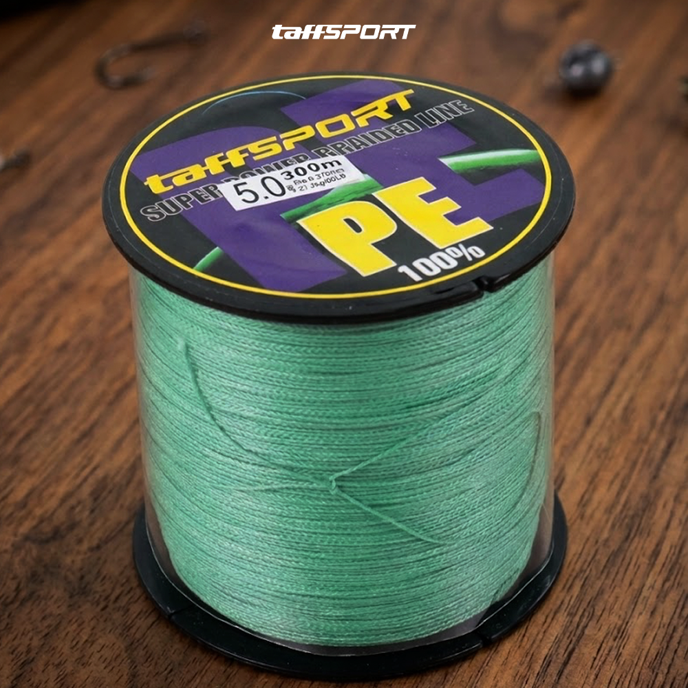 TaffSPORT Senar Tali Benang Pancing Fishing Line PE Braided 300M 5.0 - TF102 Gambar produk TaffSPORT Senar Tali Benang Pancing Fishing Line PE Braided 300M 5.0 - TF102 - Kemasan