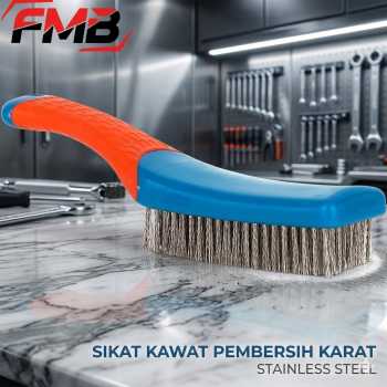FMB Sikat Kawat Pembersih Karat Stainless Steel Wire Brush - INU96