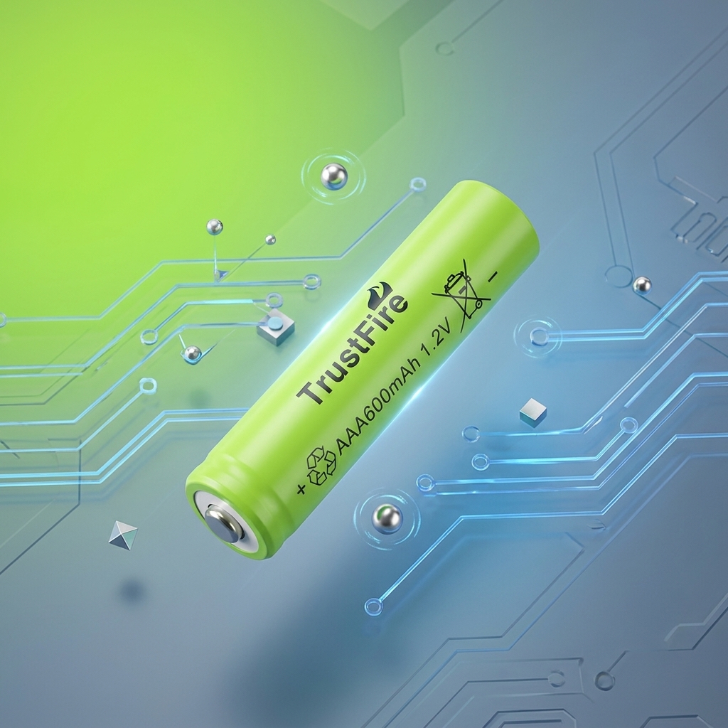 TrustFire Baterai Isi Ulang AAA Ni-MH Button Top 600mAh 1.2V 4 PCS - DR600 Gambar produk TrustFire Baterai Isi Ulang AAA Ni-MH Button Top 600mAh 1.2V 4 PCS - DR600 - 1