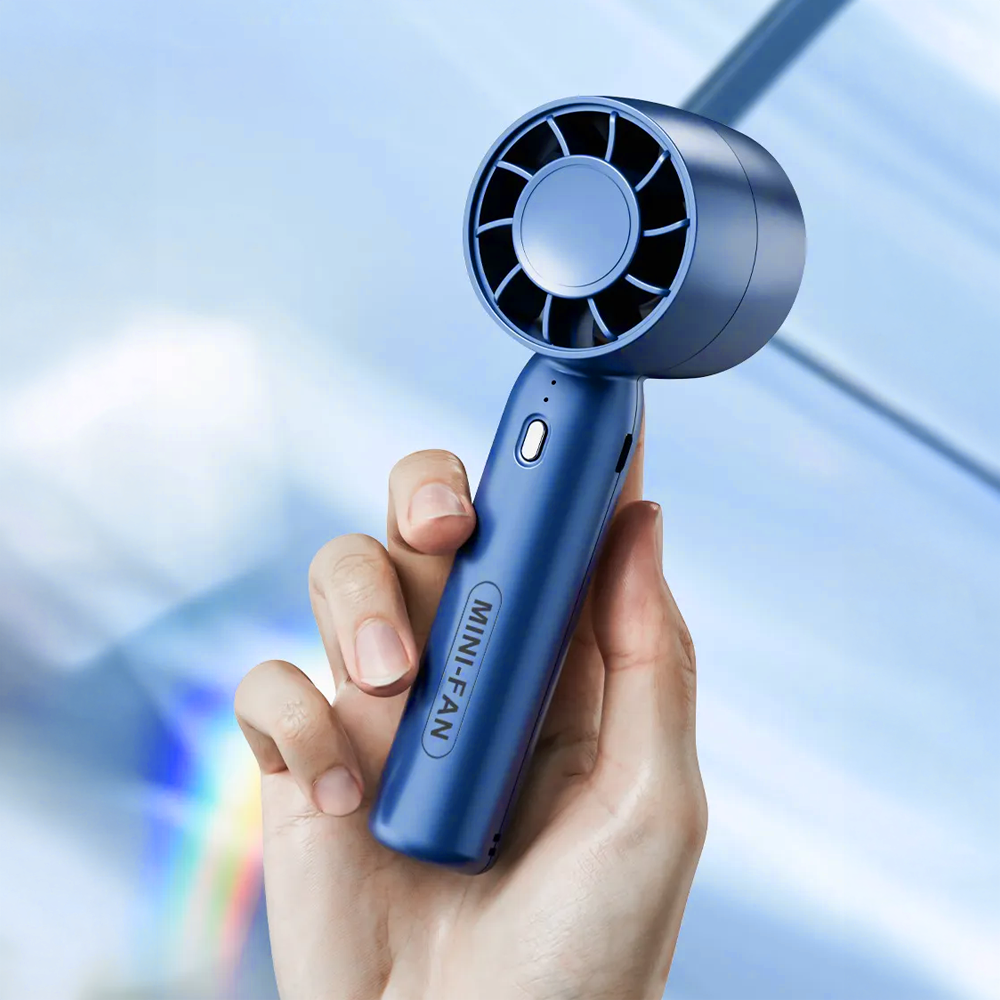 MF Kipas Mini Portable Handheld Fan USB Rechargeable 400mAh - T-10 Gambar produk MF Kipas Mini Portable Handheld Fan USB Rechargeable 400mAh - T-10 - 6