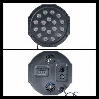 Gambar produk SHIELD Lampu Panggung LED Remote Control Stage Light DMX512 RGBW 18W - SH18W - 2