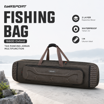 TaffSPORT Tas Pancing Joran Multifunction Fishing Bag 1680D Oxford - D200