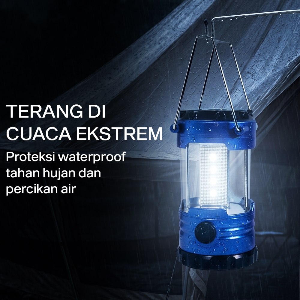 Kaiyun Lampu LED Camping Gantung Waterproof Emergency Lamp Cool White - 9789 Gambar produk Kaiyun Lampu LED Camping Gantung Waterproof Emergency Lamp Cool White - 9789 - 5