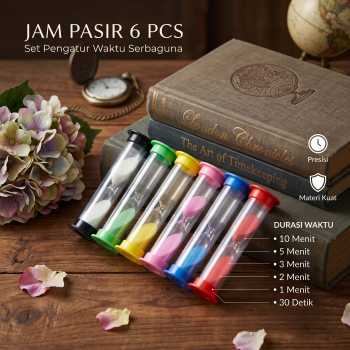 Gambar produk Jam Pasir Colorful Time Sand 6 PCS - A35