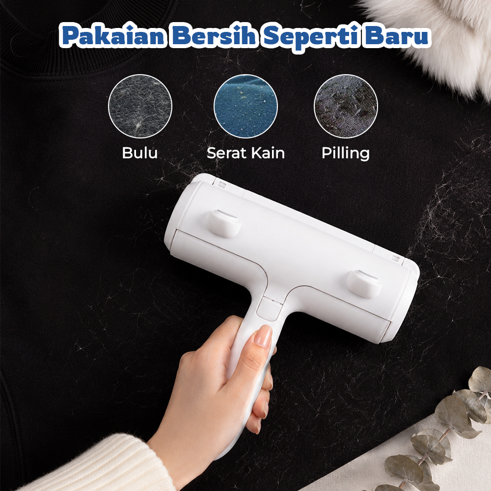 LemonBest Pembersih Bulu Binatang Lint Remover Roller Pet Hair - L-01 Gambar produk LemonBest Pembersih Bulu Binatang Lint Remover Roller Pet Hair - L-01 - 1