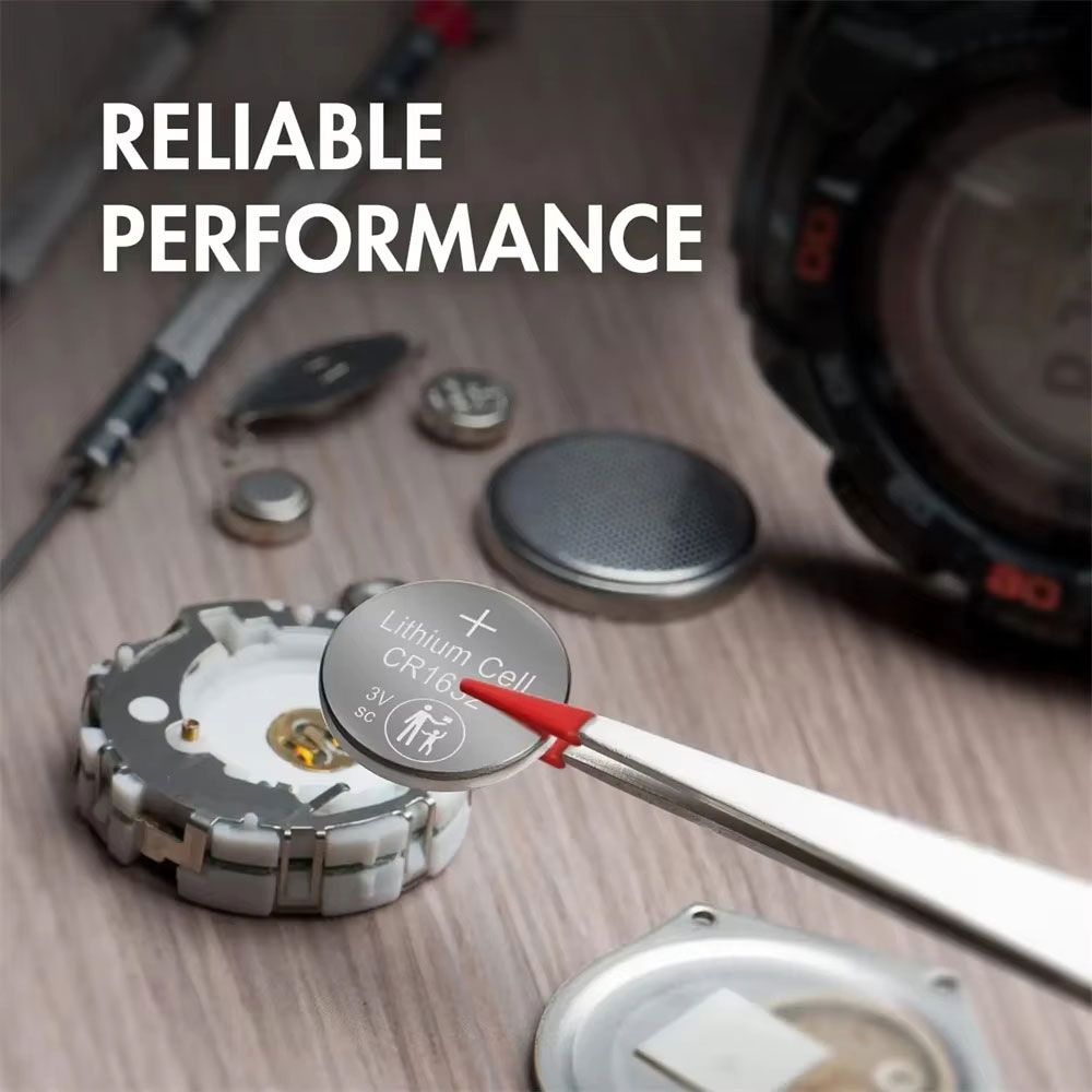 Gaopaaec Baterai Kancing CR1632 DL1632 Button Cell 3V Lithium 5 PCS Gambar produk Gaopaaec Baterai Kancing CR1632 DL1632 Button Cell 3V Lithium 5 PCS - 1