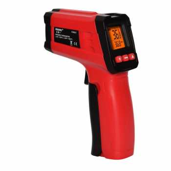 Gambar produk Anseny Termometer Industrial Digital Thermogun Infrared Dual Color LCD - CX6022 - Kemasan