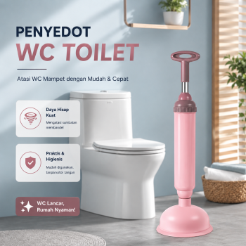 FMA Alat Penyedot WC Toilet Plunger High Pressure Drain Suction Cups - FM-CPS