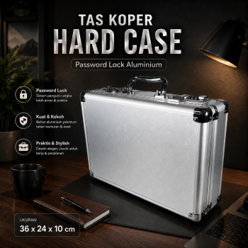 TaffGUARD Tas Koper Penyimpanan Hard Case Password Lock 36x24x10cm - LE15