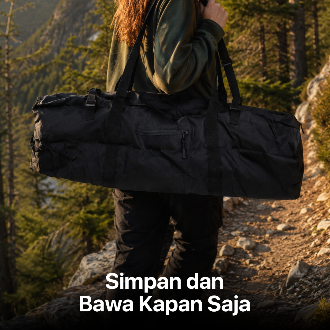 MOONBIFFY Tas Camping Tenda Outdoor Waterproof Equipment Travel Bag - MB-93 Gambar produk MOONBIFFY Tas Camping Tenda Outdoor Waterproof Equipment Travel Bag - MB-93 - 5