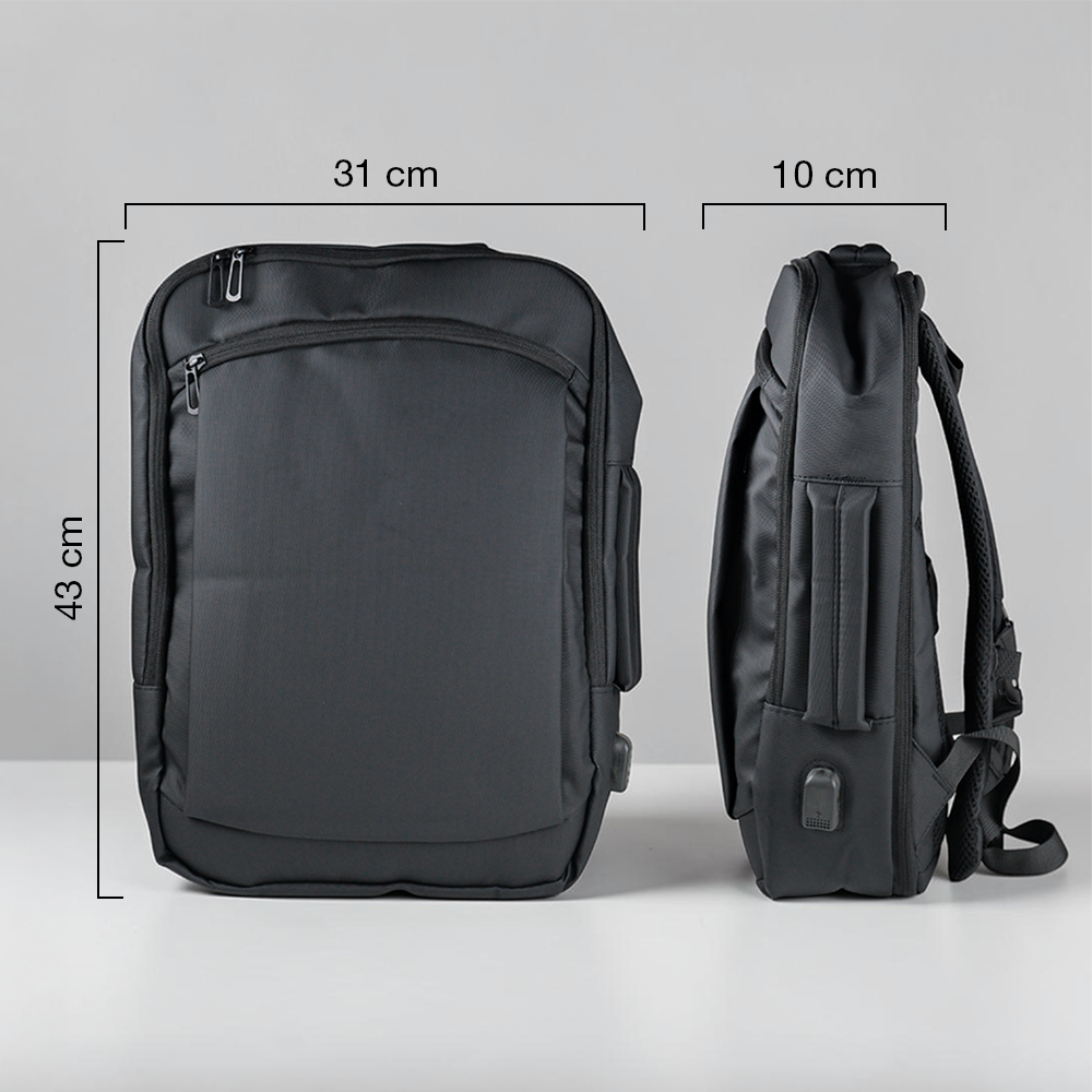 VORMOR Tas Ransel Laptop Backpack USB Charging - KC01 Gambar produk VORMOR Tas Ransel Laptop Backpack USB Charging - KC01 - 8