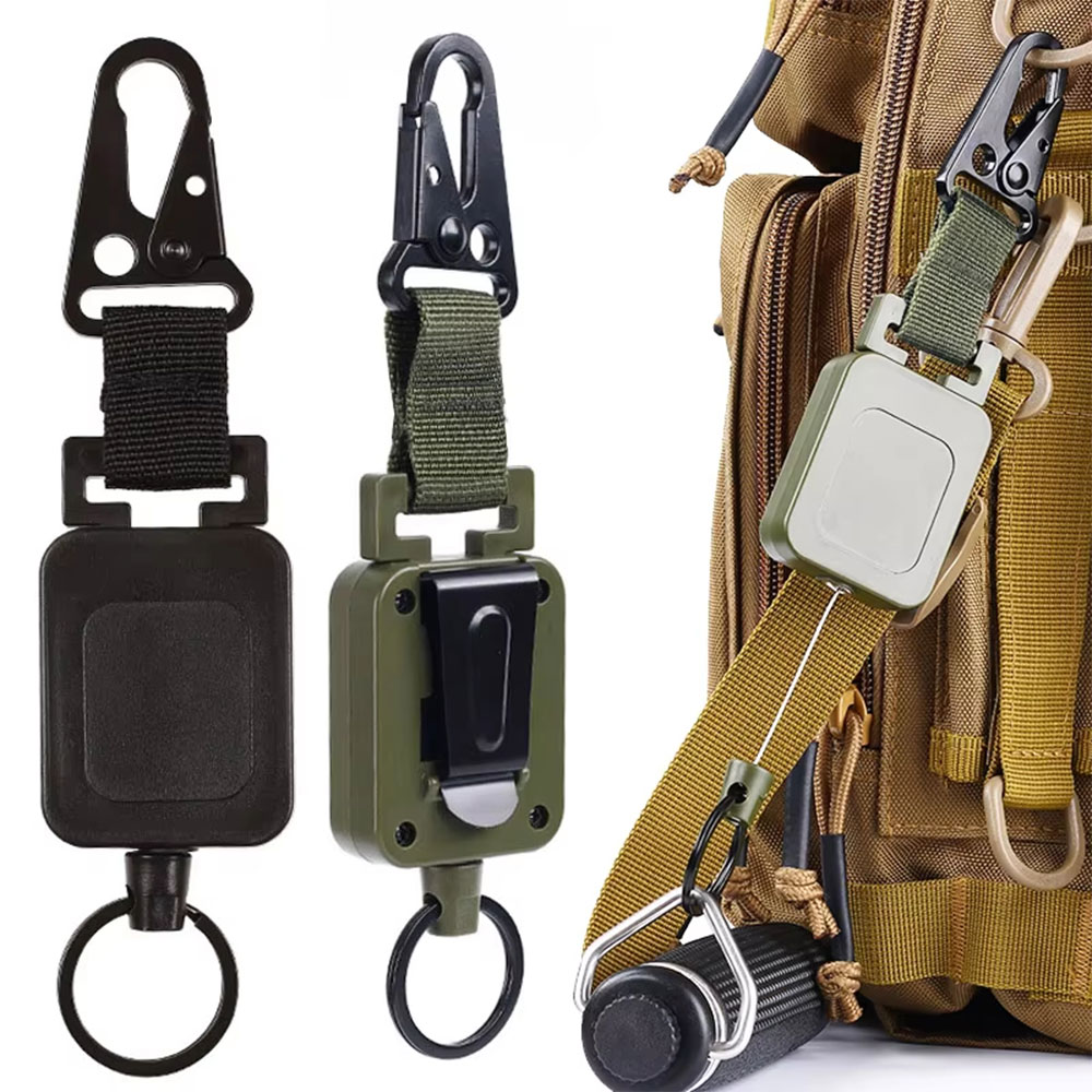 SECRET Quickdraw Carabiner Tactical Belt Gantungan Kunci Nilon - A-045 Gambar produk SECRET Quickdraw Carabiner Tactical Belt Gantungan Kunci Nilon - A-045 - 3