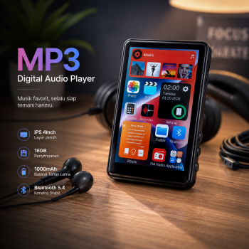 OCCKIC MP3 Digital Audio Player Bluetooth MP4 IPS 4 Inch 16GB 1000mAh - X20