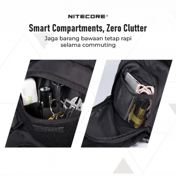 Gambar produk NITECORE Tas Ransel Punggung Laptop Tactical Backpack Outdoor - BP20 - 2