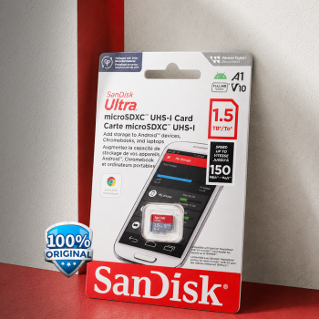 SanDisk Ultra microSDXC Card UHS-I Class 10 A1 150MB/s 1.5TB - SDSQUAC-1T50-GN6MN