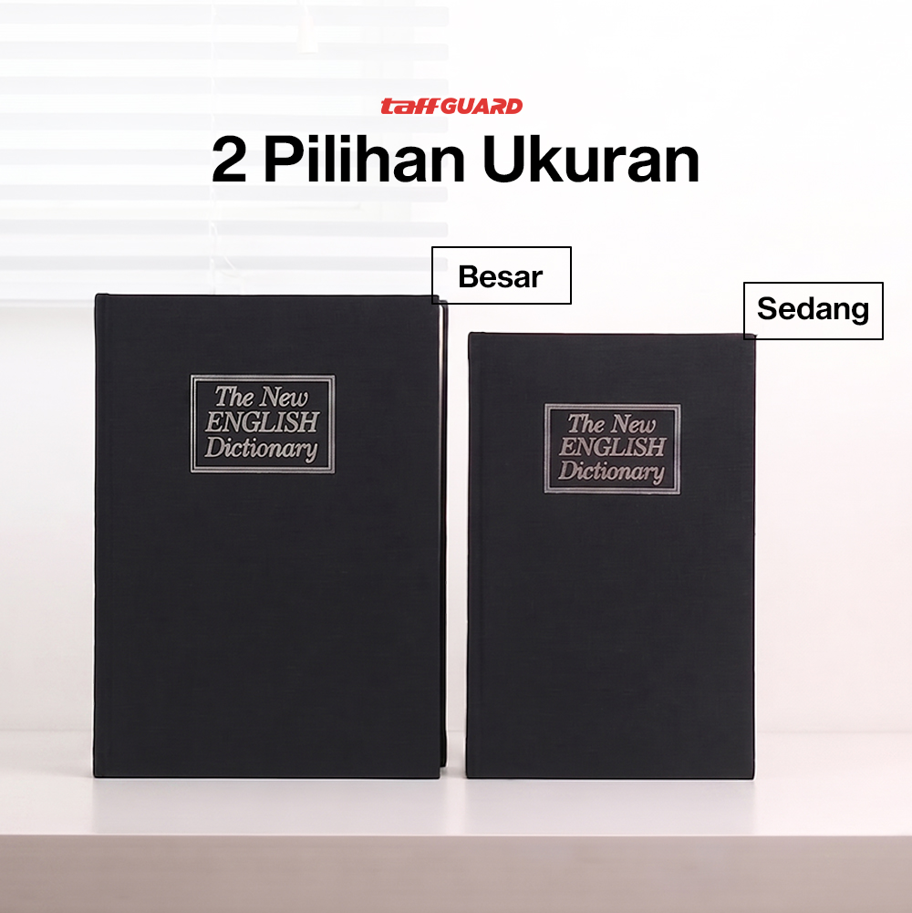 TaffGUARD Brankas Buku Kamus Kunci Manual Anti Maling Hidden Safe Box Sedang - KB-10L Gambar produk TaffGUARD Brankas Buku Kamus Kunci Manual Anti Maling Hidden Safe Box Sedang - KB-10L - 6