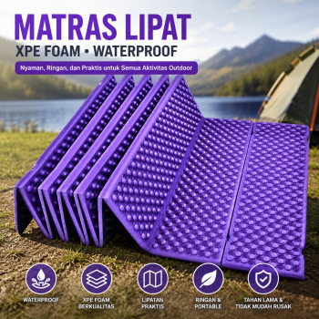 Gambar produk WALFRONT Matras Lipat Tenda Camping XPE Foam Waterproof Foldable Mat - QT-10