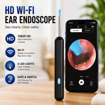 BYS Kamera Pembersih Telinga Korek Kuping Endoscope HD WiFi - Y38