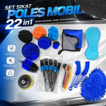 VIROS Set Sikat Poles Mobil Mata Bor 22in1 Detailing Polishing Brush - WRS-CS24