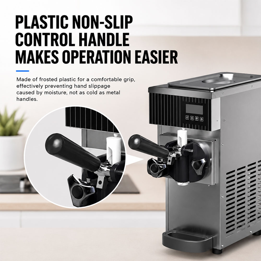 FUWODA Ice Cream Maker Commercial Mesin Pembuat Es Krim 3 Rasa 1300 W - ZB-BQL128 Gambar produk FUWODA Ice Cream Maker Commercial Mesin Pembuat Es Krim 3 Rasa 1300 W - ZB-BQL128 - 6