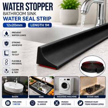Solei Water Stopper Bathroom Wastafel Karet Penahan Air 12x20mm - LK10CM