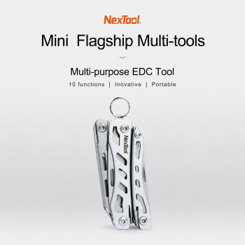 NexTool Pisau Lipat EDC Multifungsi 10in1 Mini Survival Outdoor Knife - NE20146