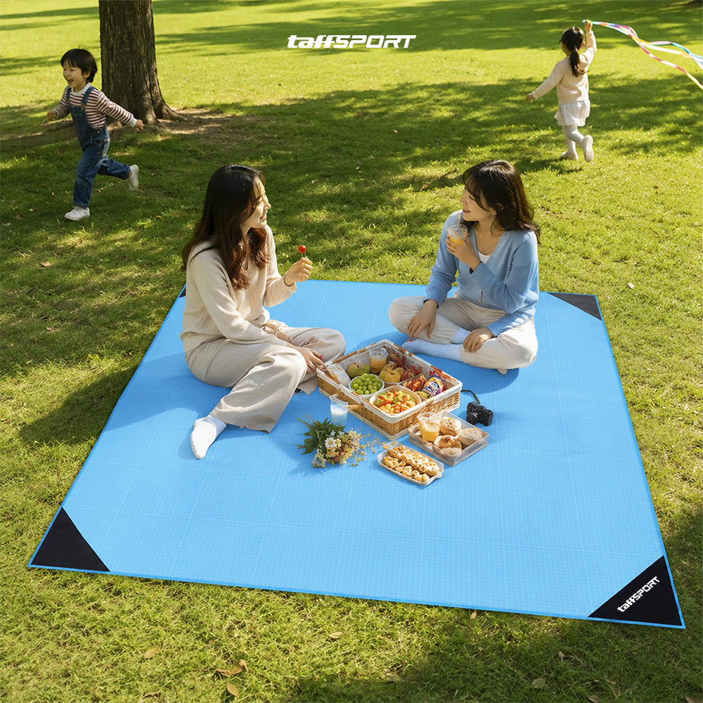 TaffSPORT Tikar Lipat Matras Camping Piknik Waterproof Mat 1.4x1.52M - FS-007 Gambar produk TaffSPORT Tikar Lipat Matras Camping Piknik Waterproof Mat 1.4x1.52M - FS-007 - 6
